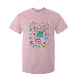 Save The Planet T Shirt For Kid Earth Day Protect Nature Environmental Recycling TS02 Light Pink Print Your Wear
