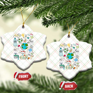 Save The Planet Ceramic Ornament Earth Day Protect Nature Environmental Recycling TS02 Print Your Wear