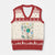 Save The Planet V-Neck Knit Sweater Vest Earth Day Protect Nature Environmental Recycling TS02 Beige Red Print Your Wear
