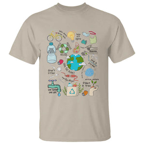 Save The Planet T Shirt Earth Day Protect Nature Environmental Recycling TS02 Sand Print Your Wear