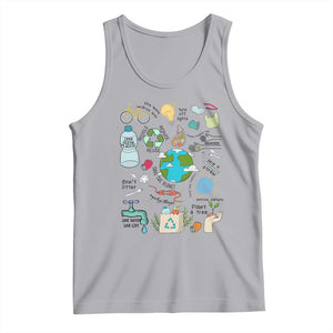 Save The Planet Tank Top Earth Day Protect Nature Environmental Recycling TS02 Athletic Heather Print Your Wear