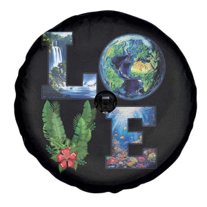 Earth Day LOVE Spare Tire Cover Planet Anniversary Everyday TS02 Print Your Wear