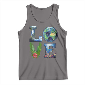 Earth Day LOVE Tank Top Planet Anniversary Everyday TS02 Deep Heather Print Your Wear