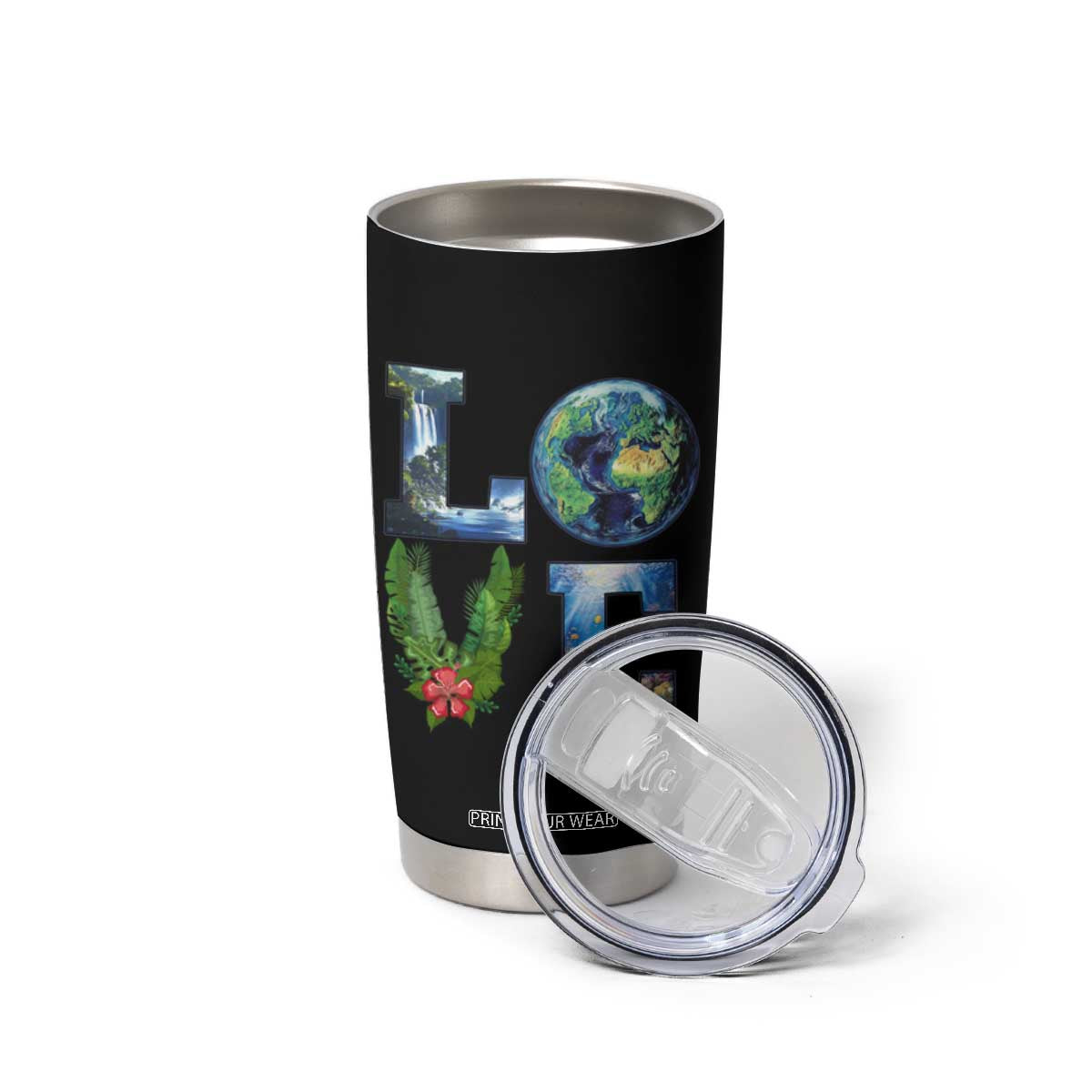 Earth Day LOVE Tumbler Cup Planet Anniversary Everyday TS02 Print Your Wear