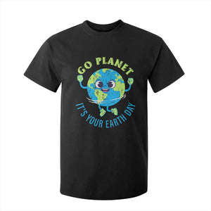 Go Planet It's Your Earth Day T Shirt For Kid TS02 Black Print Your Wear