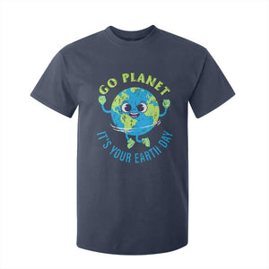 Go Planet It's Your Earth Day T Shirt For Kid TS02 Navy Print Your Wear