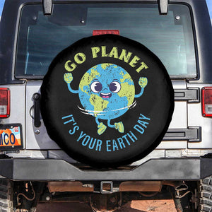 Go Planet It's Your Earth Day Spare Tire Cover TS02 No hole Black Print Your Wear