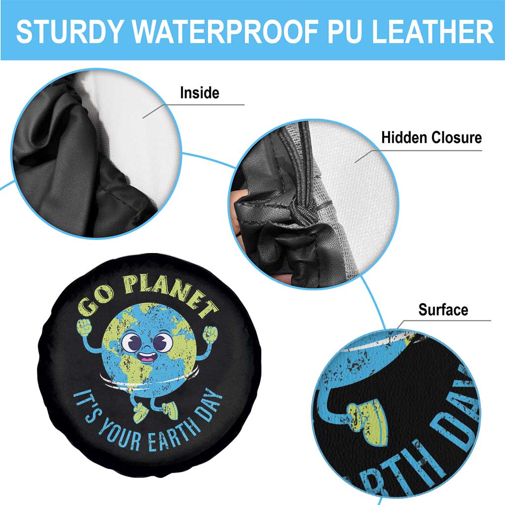 Go Planet It's Your Earth Day Spare Tire Cover TS02 Print Your Wear