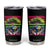 Earth Day Tumbler Cup And I Think To Myself What A Wonderful World Rainbow TS02 Black Print Your Wear