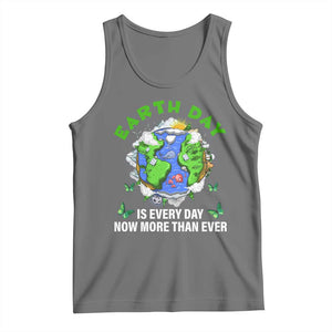 Earth Day Is Every Day Tank Top Now More Than Ever TS02 Black Heather Print Your Wear