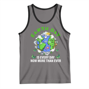 Earth Day Is Every Day Tank Top Now More Than Ever TS02 Deep Heather Black Print Your Wear
