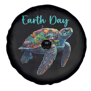 Sea Turtle Earth Day Spare Tire Cover Save The Earth TS02 Print Your Wear