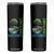 Our Power Our Planet Skinny Tumbler Earth Day 2025 TS02 Black Print Your Wear