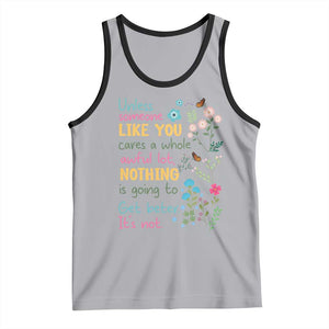 Protect Environment Tank Top Unless Someone Like You Cares A Whole Awful Lot TS02 Athletic Heather Black Print Your Wear