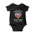AAPI Heritage Month Baby Onesie National Asian American and Pacific Islander Countries Flag Heart TS02 Black Print Your Wear