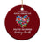AAPI Heritage Month Ceramic Ornament National Asian American and Pacific Islander Countries Flag Heart TS02 1pc Red Print Your Wear