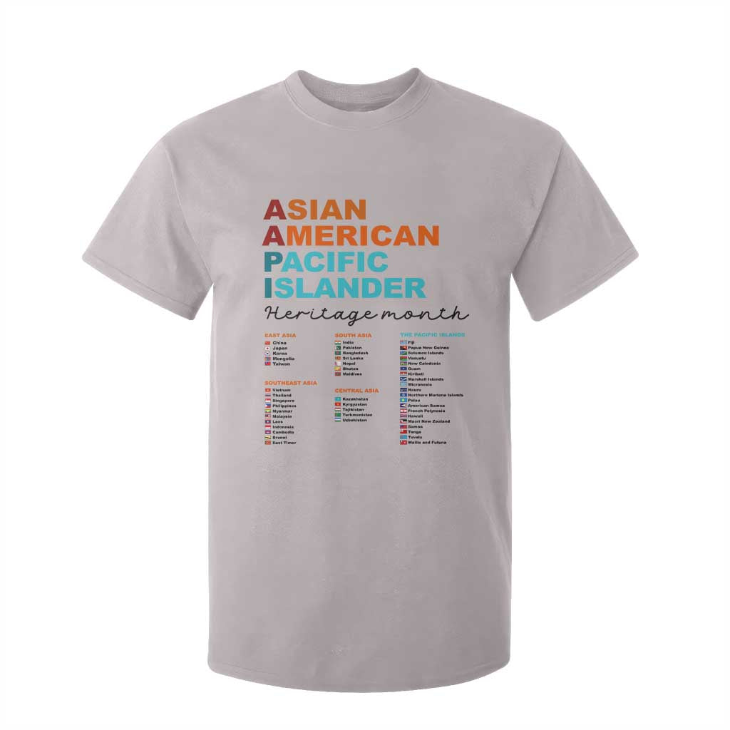 AAPI Heritage Month T Shirt For Kid Asian American and Pacific Islander Countries Pride TS02 Ice Gray Print Your Wear