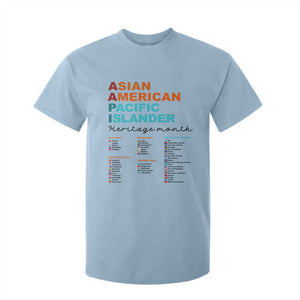 AAPI Heritage Month T Shirt For Kid Asian American and Pacific Islander Countries Pride TS02 Light Blue Print Your Wear