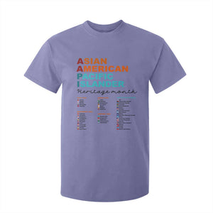 AAPI Heritage Month T Shirt For Kid Asian American and Pacific Islander Countries Pride TS02 Violet Print Your Wear