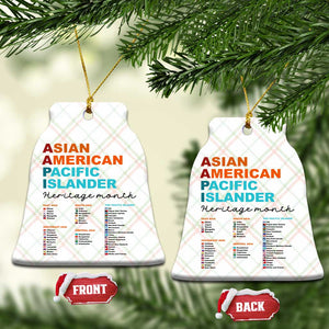 AAPI Heritage Month Ceramic Ornament Asian American and Pacific Islander Countries Pride TS02 Print Your Wear