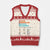 AAPI Heritage Month V-Neck Knit Sweater Vest Asian American and Pacific Islander Countries Pride TS02 Beige Red Print Your Wear