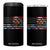 AAPI Heritage Month 4 in 1 Can Cooler Tumbler Asian American and Pacific Islander USA Flag TS02 One Size: 16 oz Black Print Your Wear