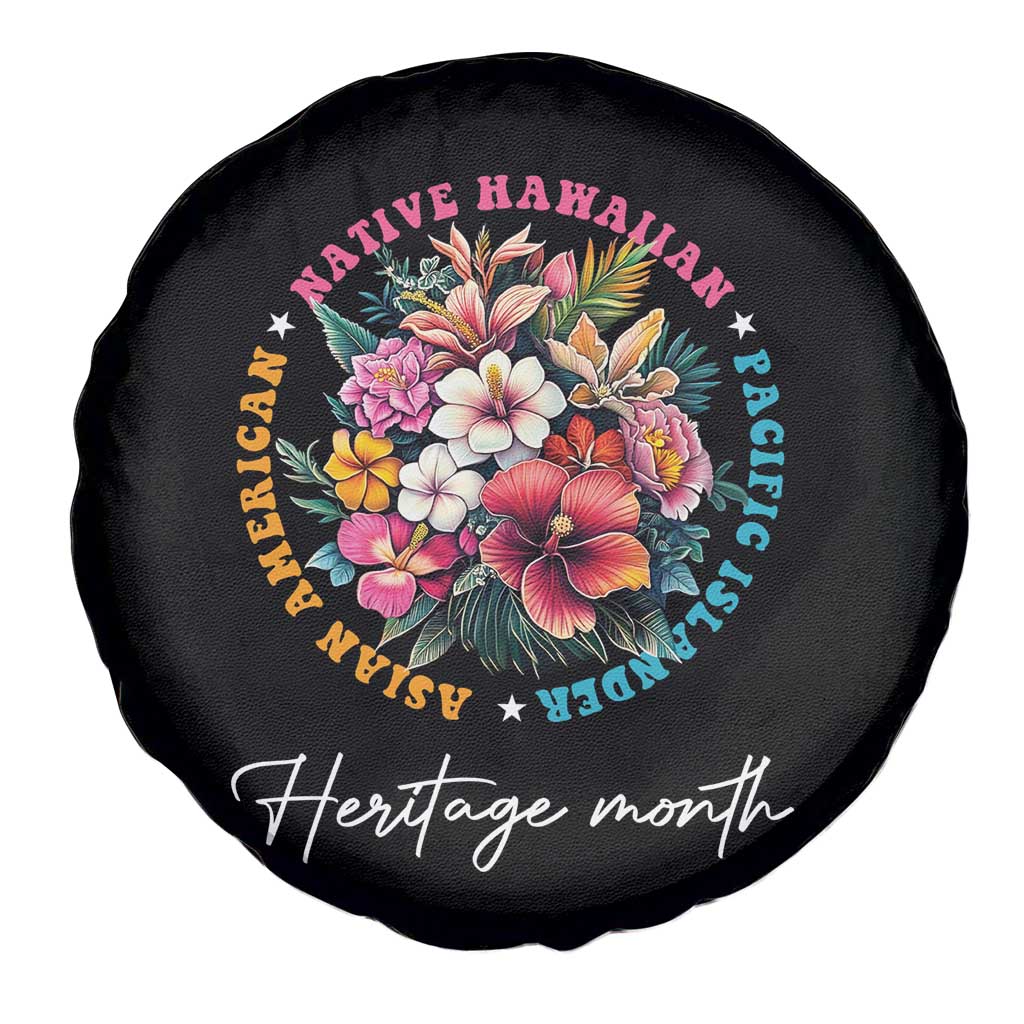 AAPI Heritage Month Spare Tire Cover Asian American Native Hawaiian Pacific Islander Vintage TS02 Print Your Wear