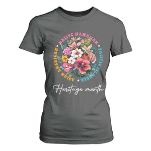 AAPI Heritage Month T Shirt For Women Asian American Native Hawaiian Pacific Islander Vintage TS02 Dark Heather Print Your Wear