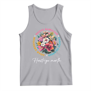 AAPI Heritage Month Tank Top Asian American Native Hawaiian Pacific Islander Vintage TS02 Athletic Heather Print Your Wear