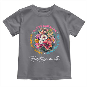 AAPI Heritage Month Toddler T Shirt Asian American Native Hawaiian Pacific Islander Vintage TS02 Charcoal Print Your Wear