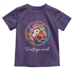 AAPI Heritage Month Toddler T Shirt Asian American Native Hawaiian Pacific Islander Vintage TS02 Purple Print Your Wear