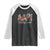 AAPI Heritage Month Raglan Shirt Retro Elegant Floral Asian American Pacific Islander TS02 Black White Print Your Wear