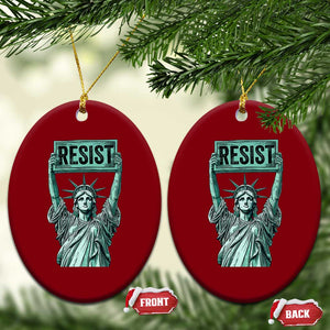 Statue of Liberty Resist Ceramic Ornament Retro TS02 Print Your Wear