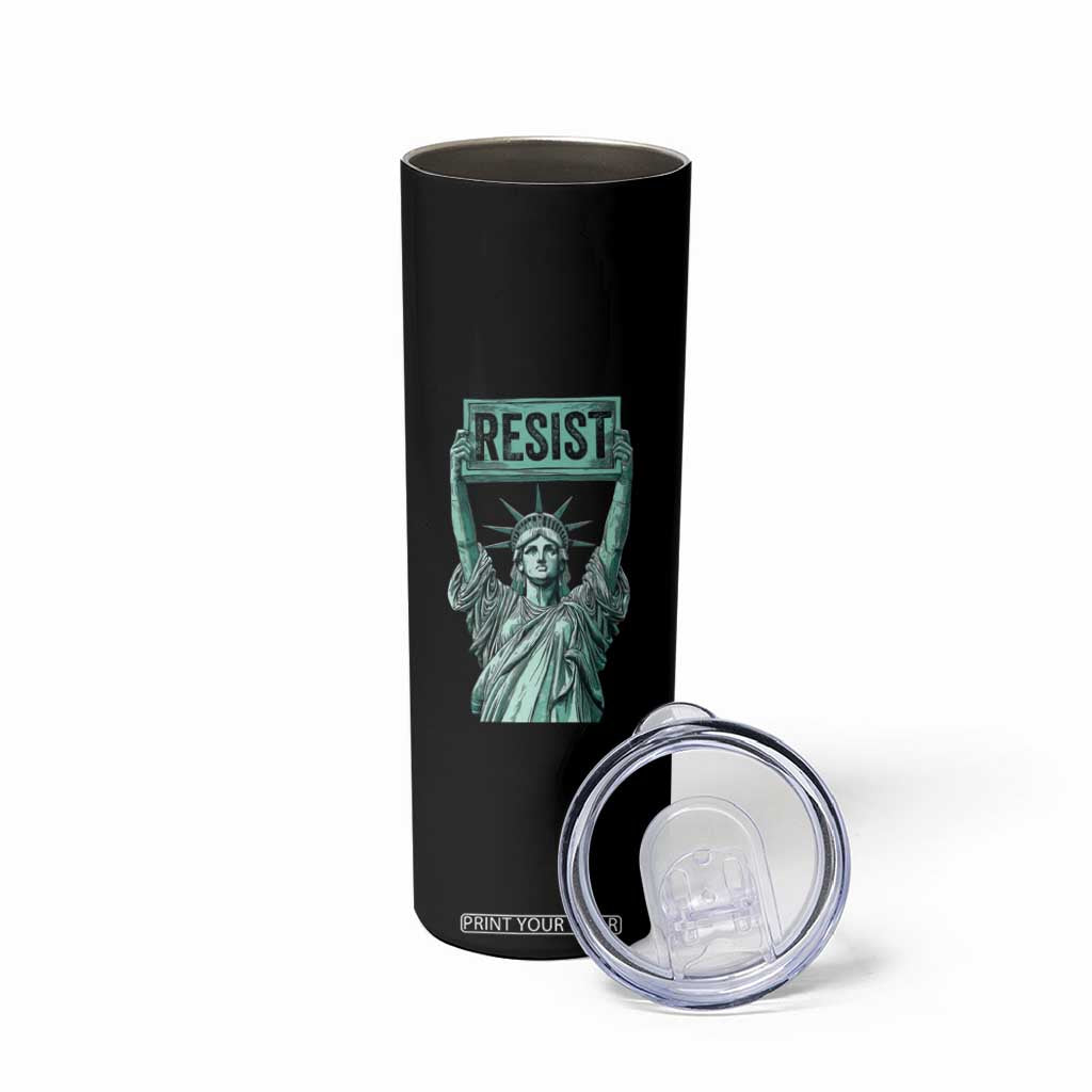 Statue of Liberty Resist Skinny Tumbler Retro TS02 Print Your Wear
