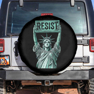 Statue of Liberty Resist Spare Tire Cover Retro TS02 No hole Black Print Your Wear