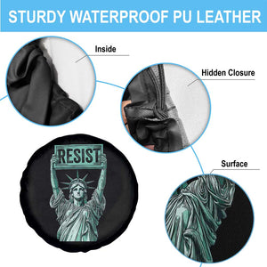 Statue of Liberty Resist Spare Tire Cover Retro TS02 Print Your Wear