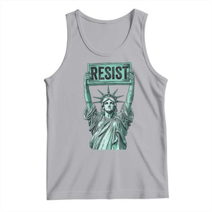 Statue of Liberty Resist Tank Top Retro TS02 Athletic Heather Print Your Wear