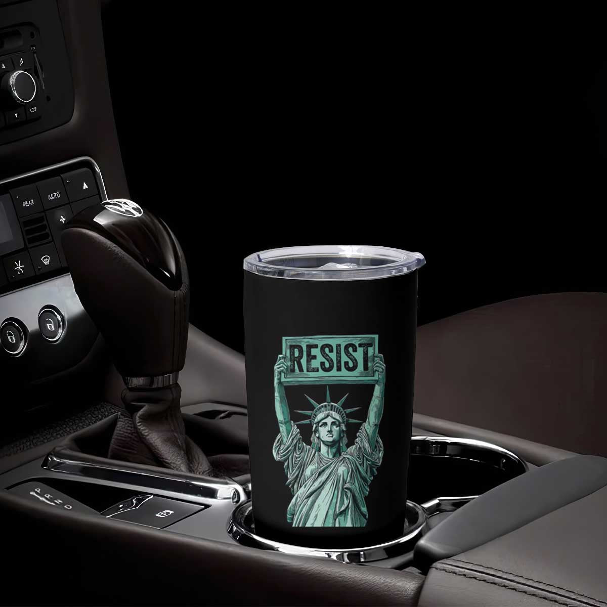 Statue of Liberty Resist Tumbler Cup Retro TS02 Print Your Wear