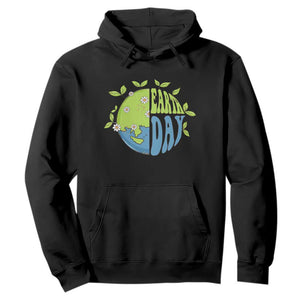 Earth Day Hoodie Earth Day Raise Environmental Crisis Awareness Go Planet TS02 Black Printyourwear