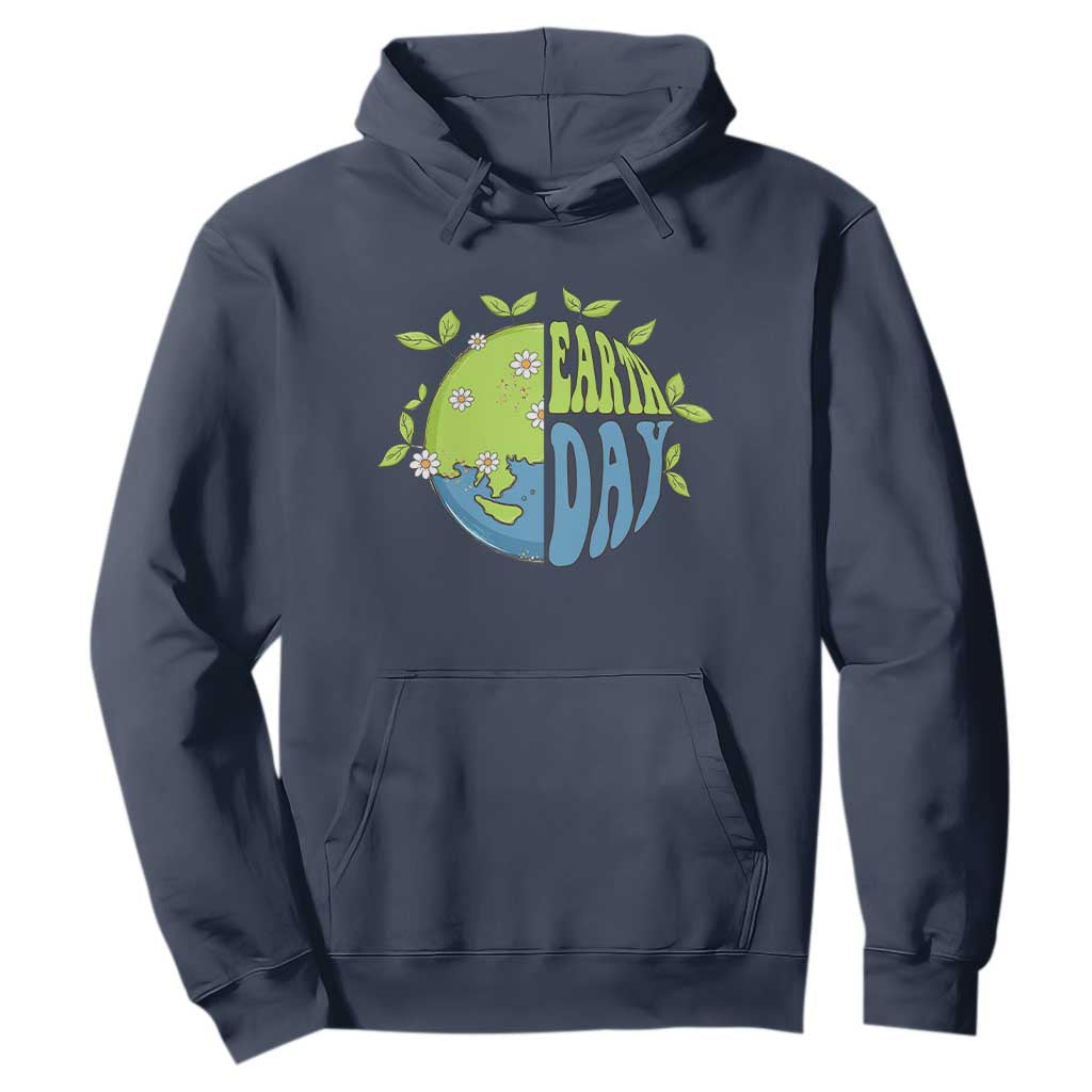 Earth Day Hoodie Earth Day Raise Environmental Crisis Awareness Go Planet TS02 Navy Printyourwear