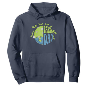 Earth Day Hoodie Earth Day Raise Environmental Crisis Awareness Go Planet TS02 Navy Printyourwear