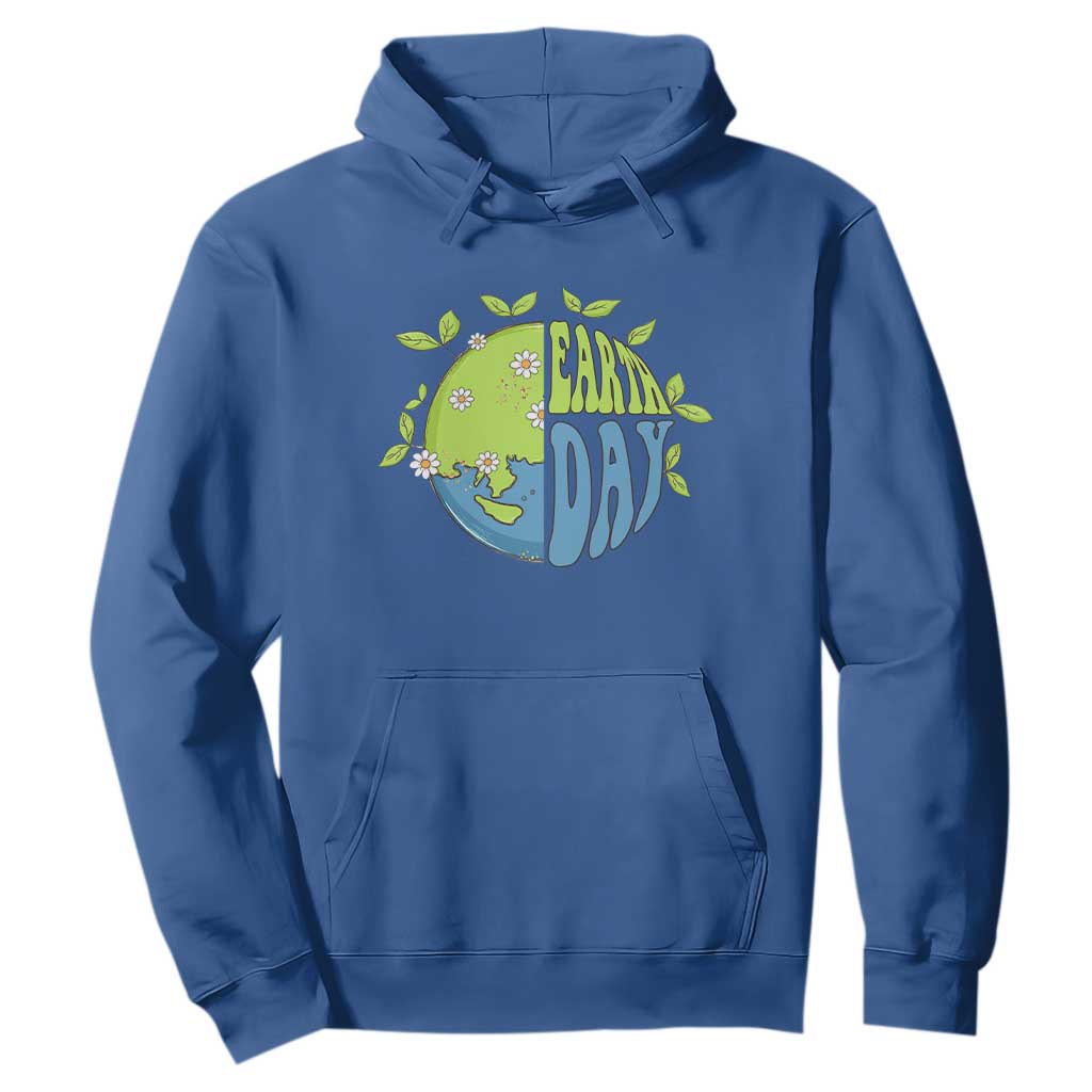 Earth Day Hoodie Earth Day Raise Environmental Crisis Awareness Go Planet TS02 Royal Blue Printyourwear