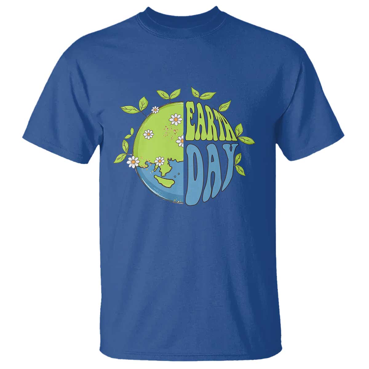 Earth Day T Shirt Earth Day Raise Environmental Crisis Awareness Go Planet TS02 Royal Blue Printyourwear