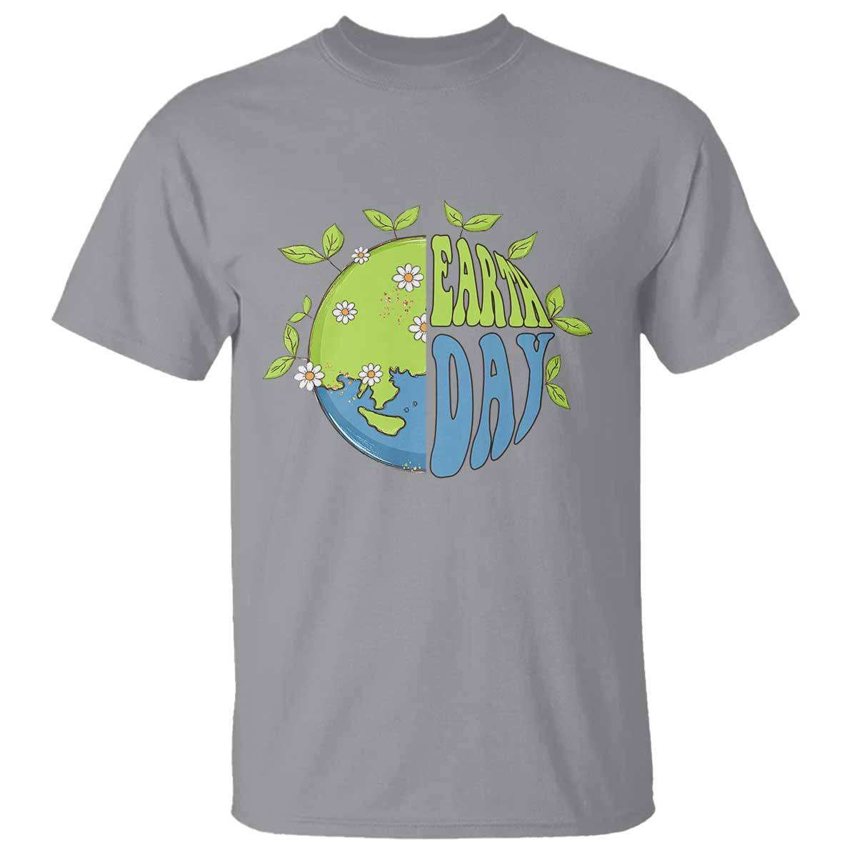 Earth Day T Shirt Earth Day Raise Environmental Crisis Awareness Go Planet TS02 Sport Gray Printyourwear