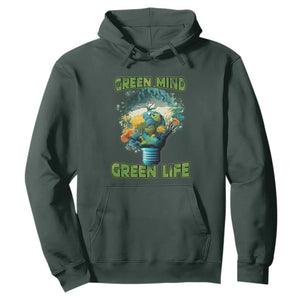 Earth Day Hoodie Earth Day Environmental Crisis Go Planet Go Green Earth TS02 Dark Forest Green Printyourwear