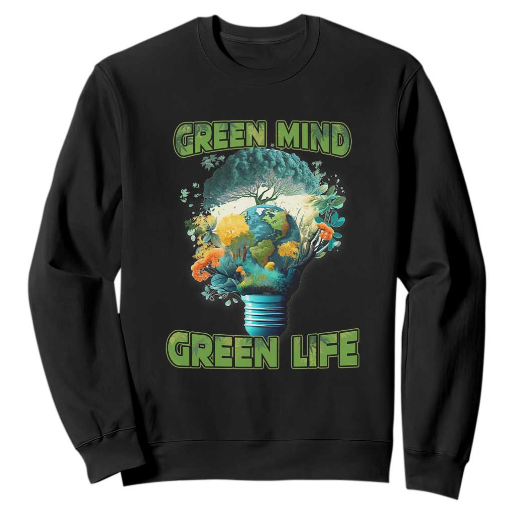 Earth Day Sweatshirt Earth Day Environmental Crisis Go Planet Go Green Earth TS02 Black Printyourwear
