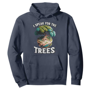 Earth Day Hoodie Speak For The Tree Love Your Mother Go Green TS02 Navy Printyourwear