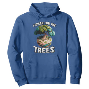 Earth Day Hoodie Speak For The Tree Love Your Mother Go Green TS02 Royal Blue Printyourwear