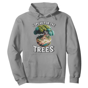 Earth Day Hoodie Speak For The Tree Love Your Mother Go Green TS02 Sport Gray Printyourwear