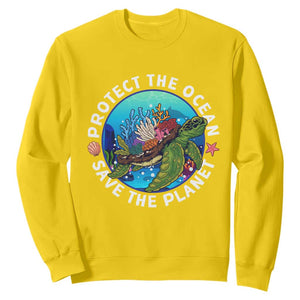 Ocean Day Sweatshirt Protect The Ocean Save The Planet Earth Day TS02 Daisy Printyourwear